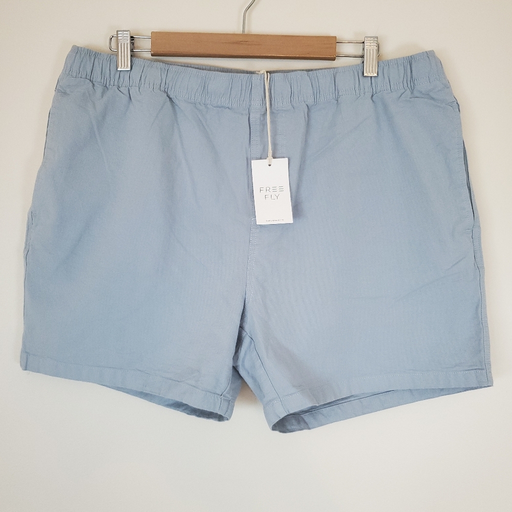 Free Fly Apparel Stretch Canvas 5" Shorts NWT